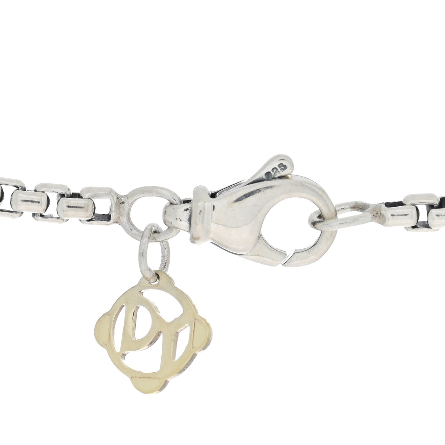 Sterling Silver Diamond Initial K Charm Necklace