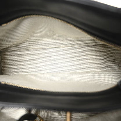 Chanel Calfskin Stitched Small Retro Chain Tote Black 5 of 12