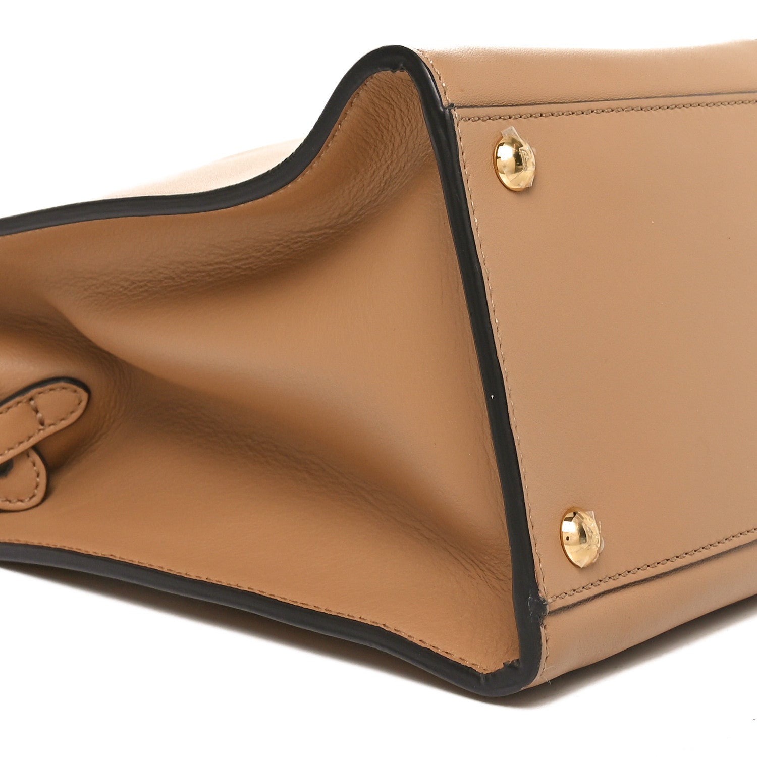Fendi Vitello Seta Nabuck Pequin Medium Peekaboo X-Lite Cuoio Tabacco Moro 8 of 9