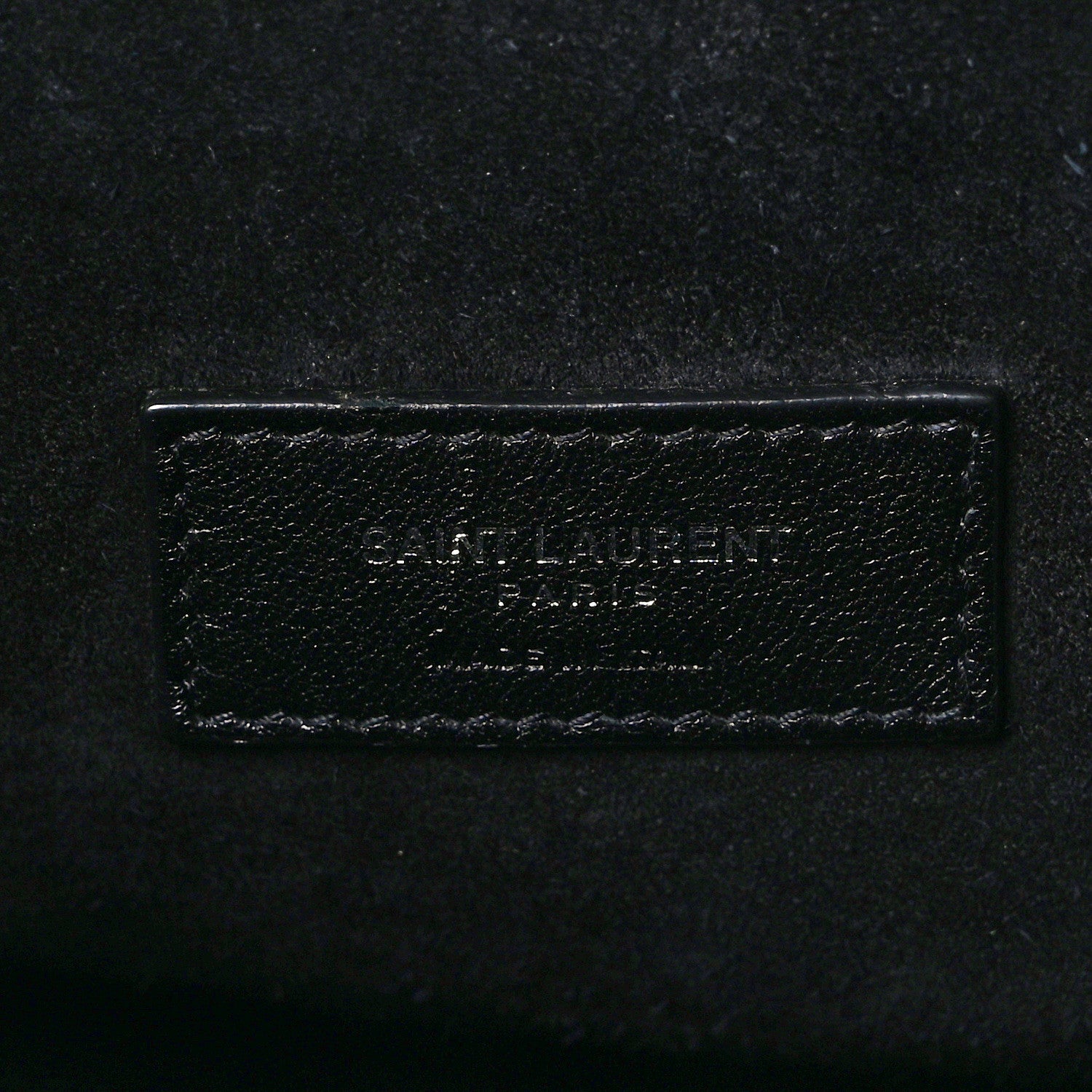 Saint Laurent Calfskin Crocodile Embossed Small Supple Sac de Jour Black 12 of 20