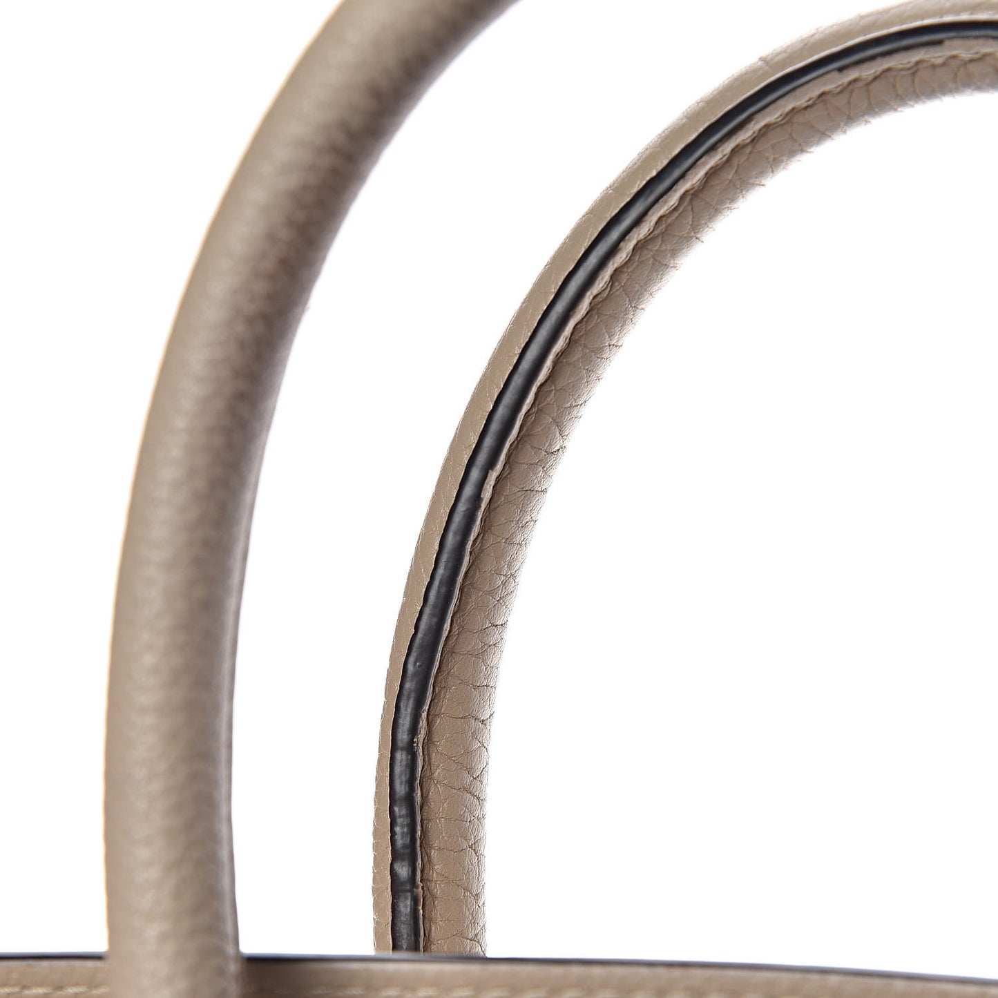 Drummed Calfskin Mini Luggage Dune