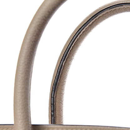 Celine Drummed Calfskin Mini Luggage Dune 10 of 17