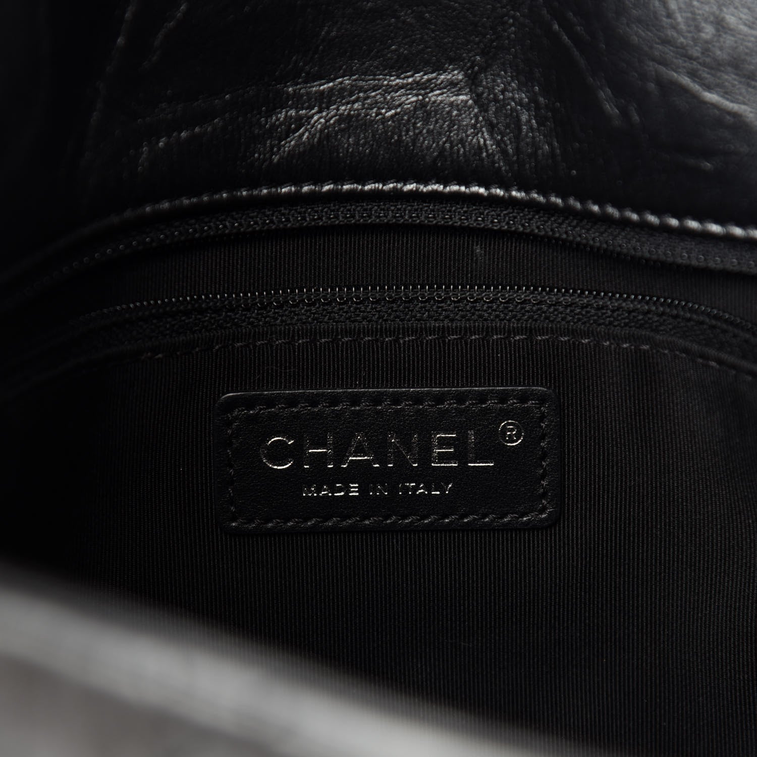 Chanel Crackled Aged Calfskin Big Bang Flap Black 8 of 10