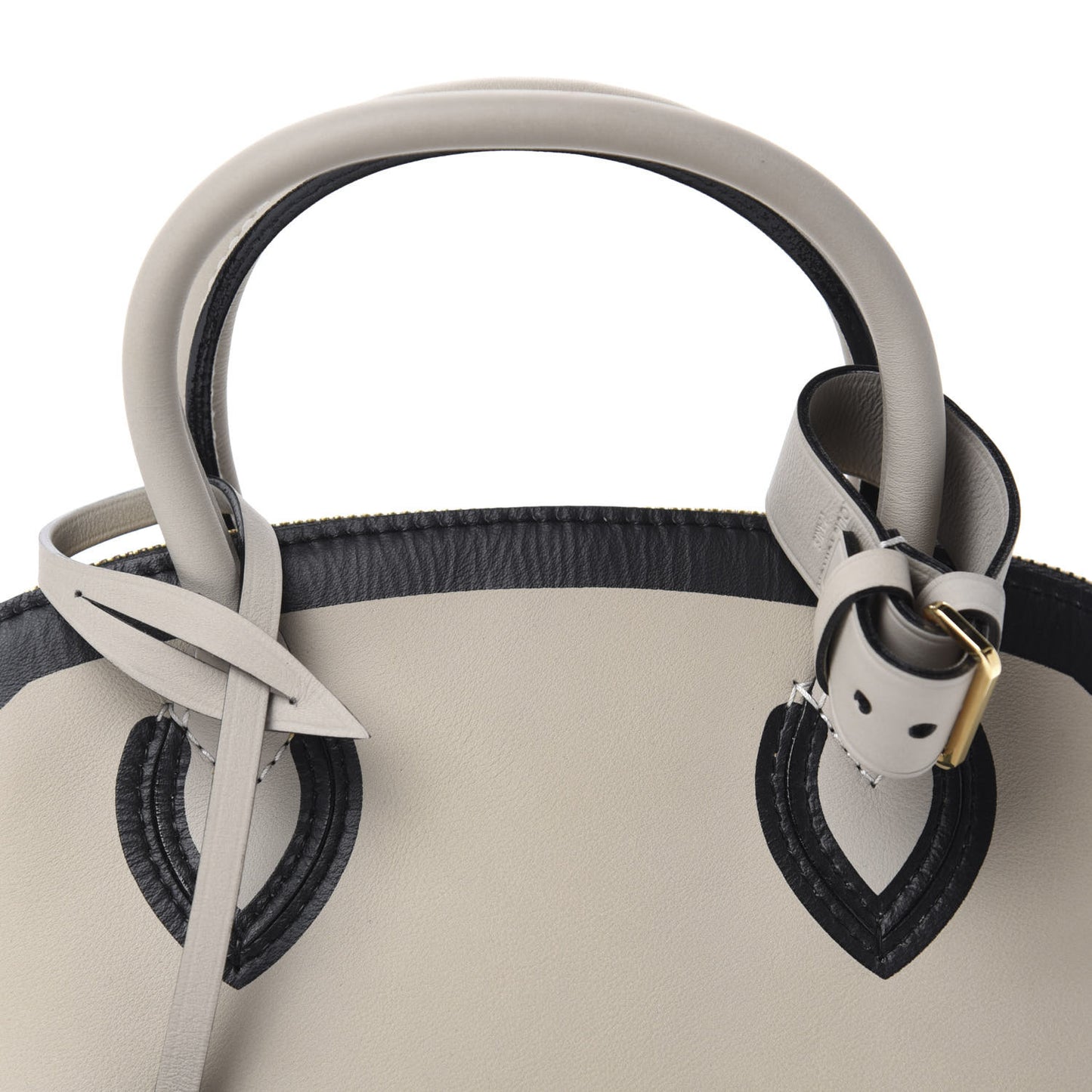 Cuir Obsession Lockit BB Gris