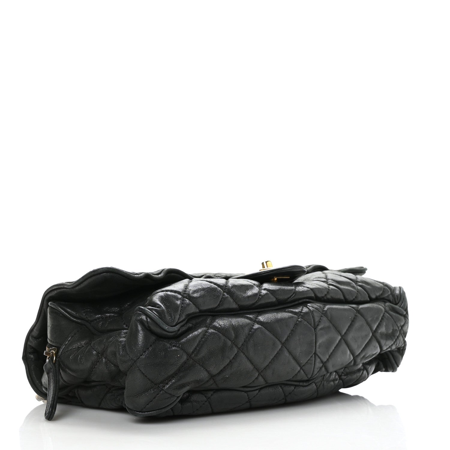 Chanel Iridescent Calfskin Quilted Maxi Shiva Flap Black 4 of 12
