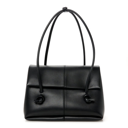 Bottega Veneta Calfskin Medium Falcon Shoulder Bag Black 1 of 10