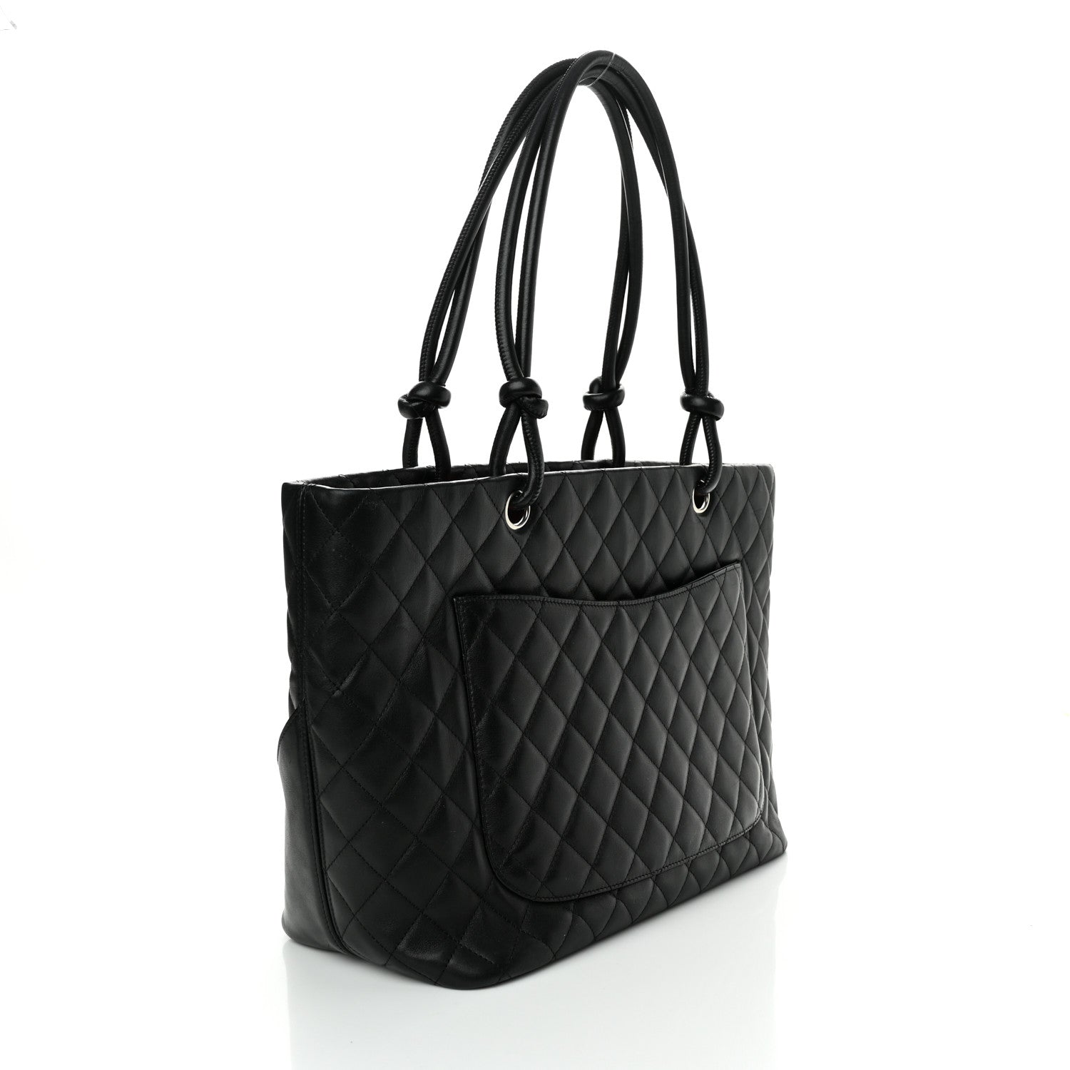 Chanel Calfskin Quilted Large Cambon Tote Black 3 of 15