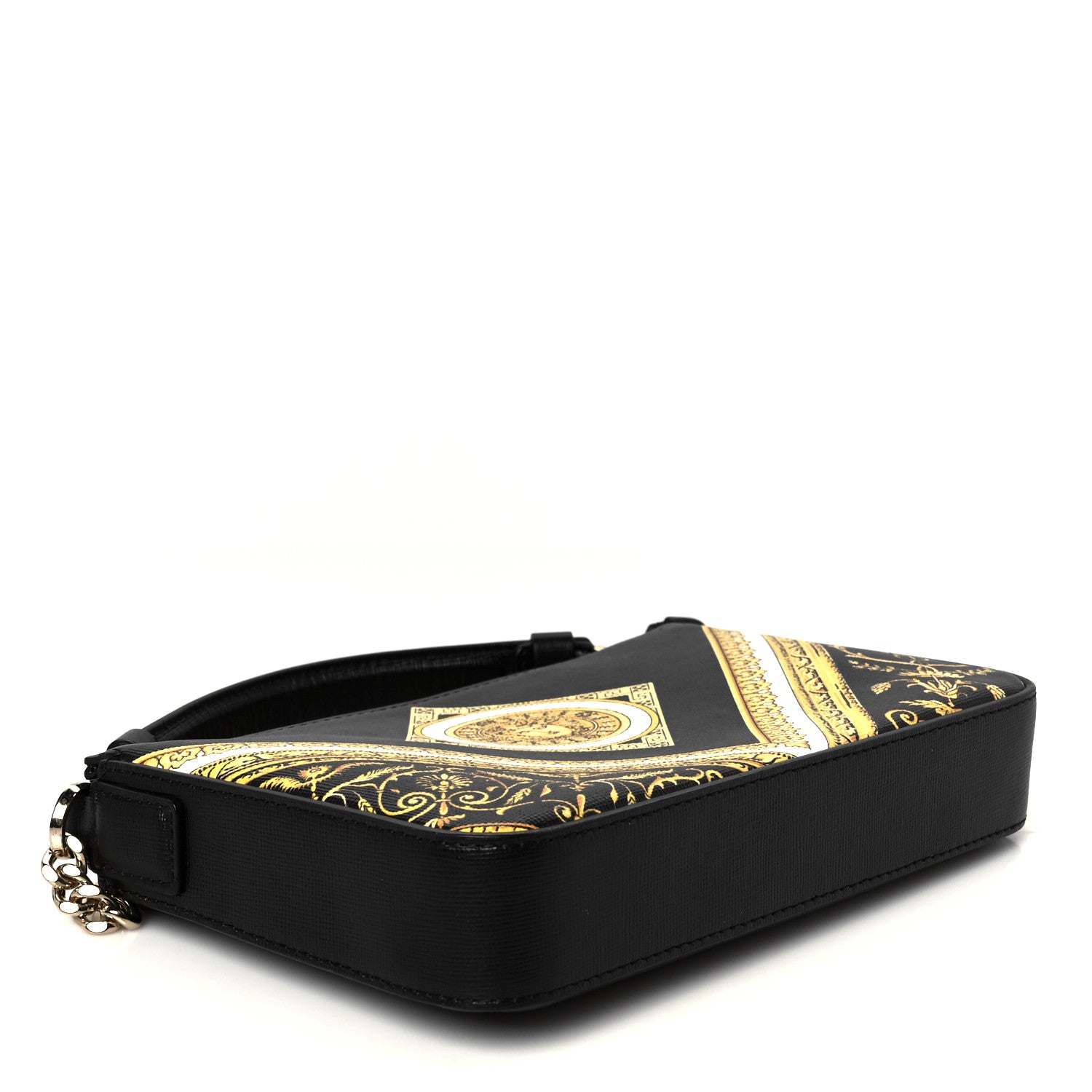 Versace Saffiano Baroque Print La Medusa Crossbody Black 4 of 10