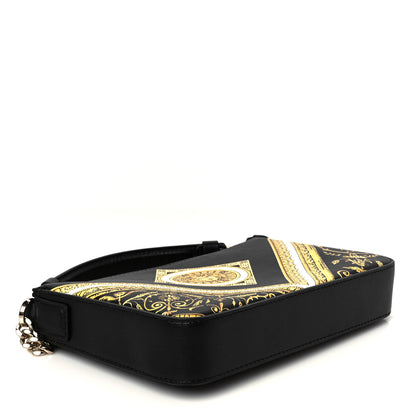 Versace Saffiano Baroque Print La Medusa Crossbody Black 4 of 10