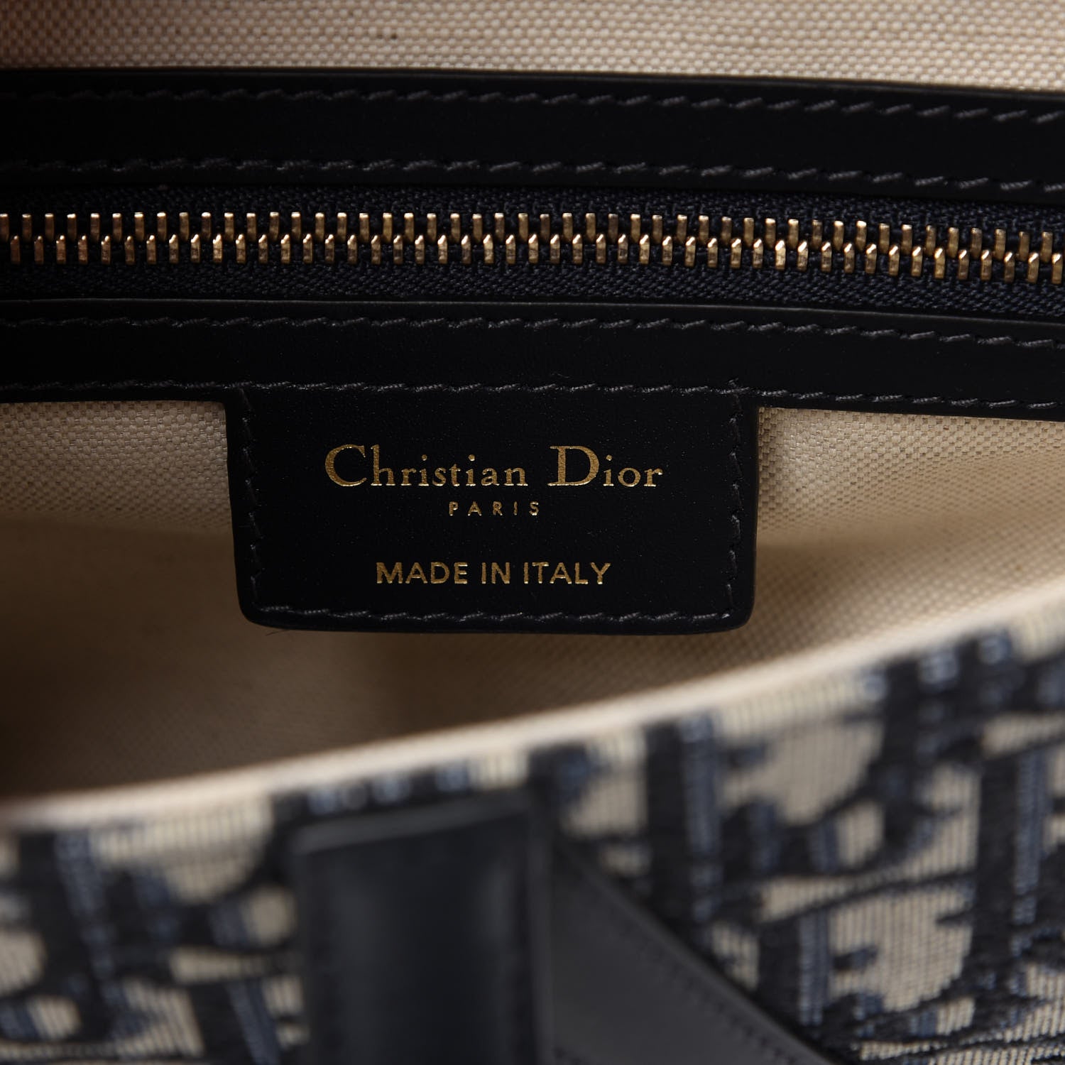 Christian Dior Oblique Saddle Bag Blue 8 of 9