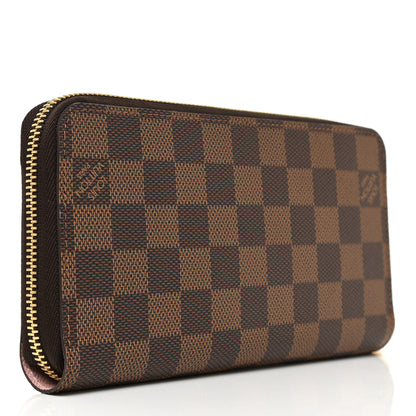 Louis Vuitton Damier Ebene Zippy Wallet Rose Ballerine 3 of 10