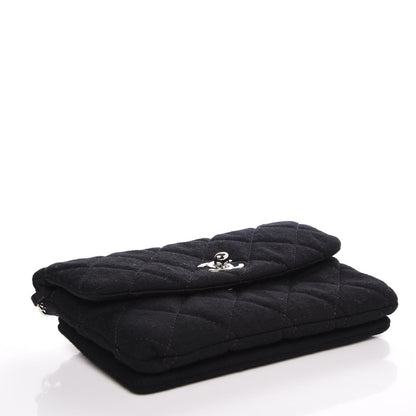 Chanel Jersey Quilted Mini Flap Black 4 of 7