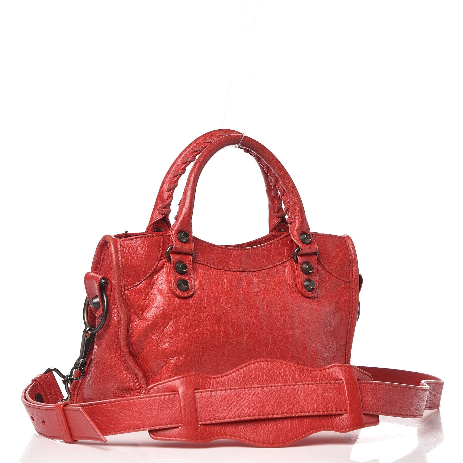 Balenciaga Agneau Classic Hardware Mini City Rouge Cardinal 3 of 13