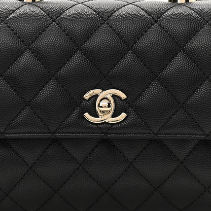 Chanel Caviar Quilted Mini Coco Handle Flap Black 8 of 10