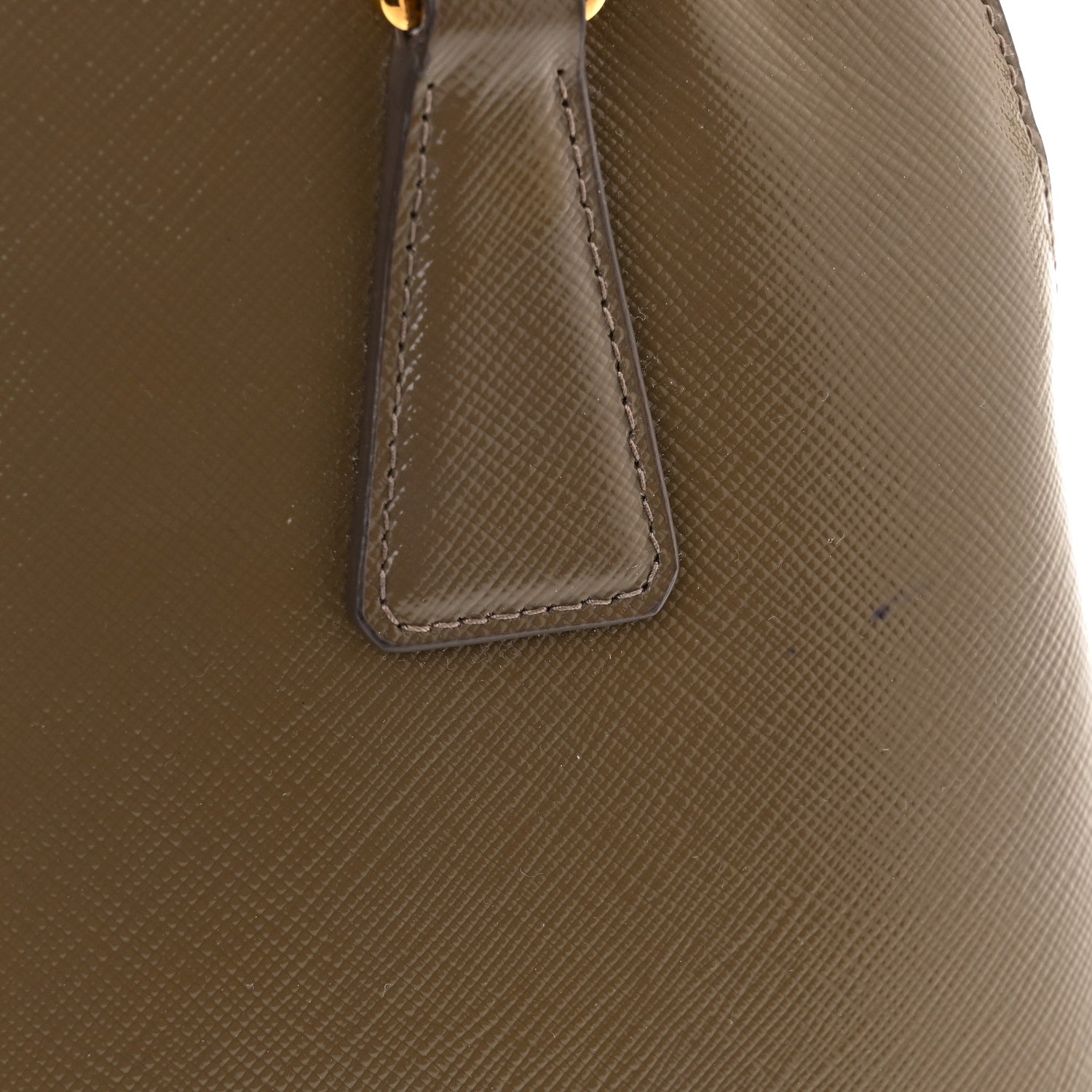 Prada Saffiano Vernice Small Promenade Tote Argilla 10 of 13
