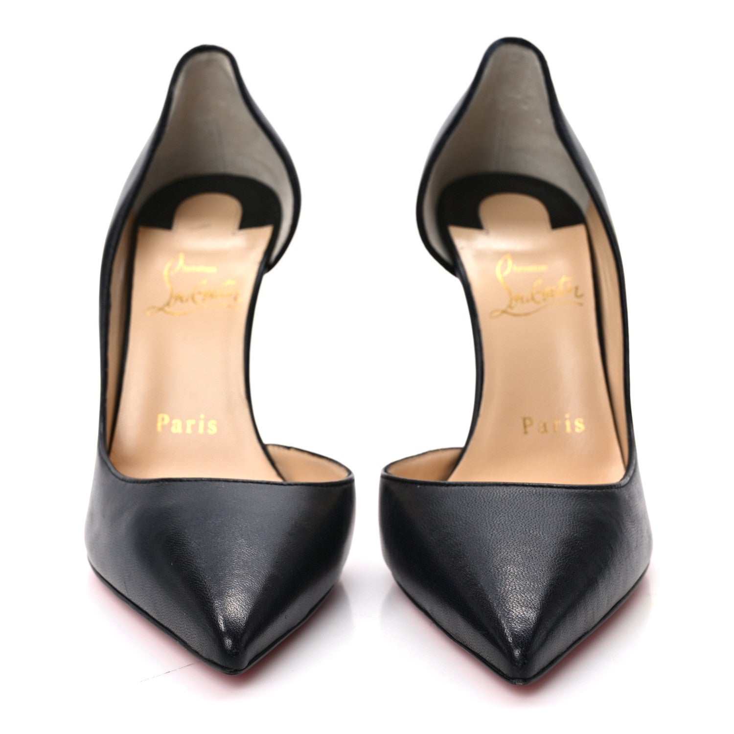 Christian Louboutin Shiny Nappa Iriza 100 Pumps 37.5 Black 2 of 7
