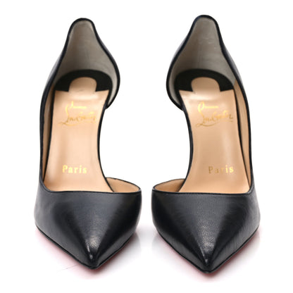 Christian Louboutin Shiny Nappa Iriza 100 Pumps 37.5 Black 2 of 7