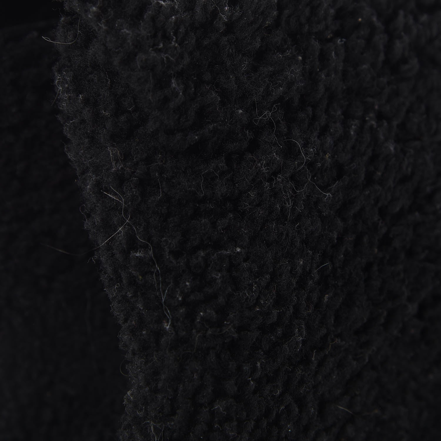 Saint Laurent Shearling Monogram Medium Loulou Shoulder Bag Black 12 of 12