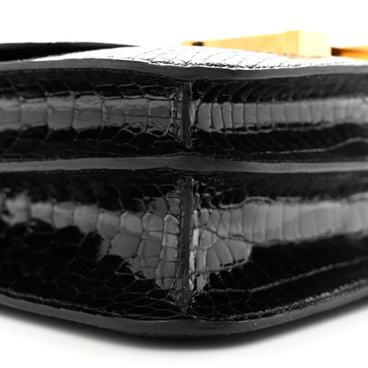 Hermes Shiny Porosus Crocodile Constance 24 Black 10 of 12