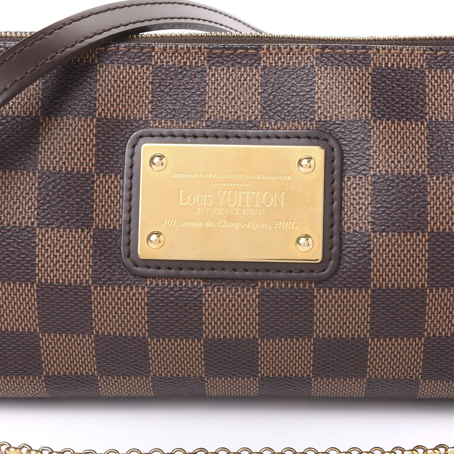 Damier Ebene Eva Clutch