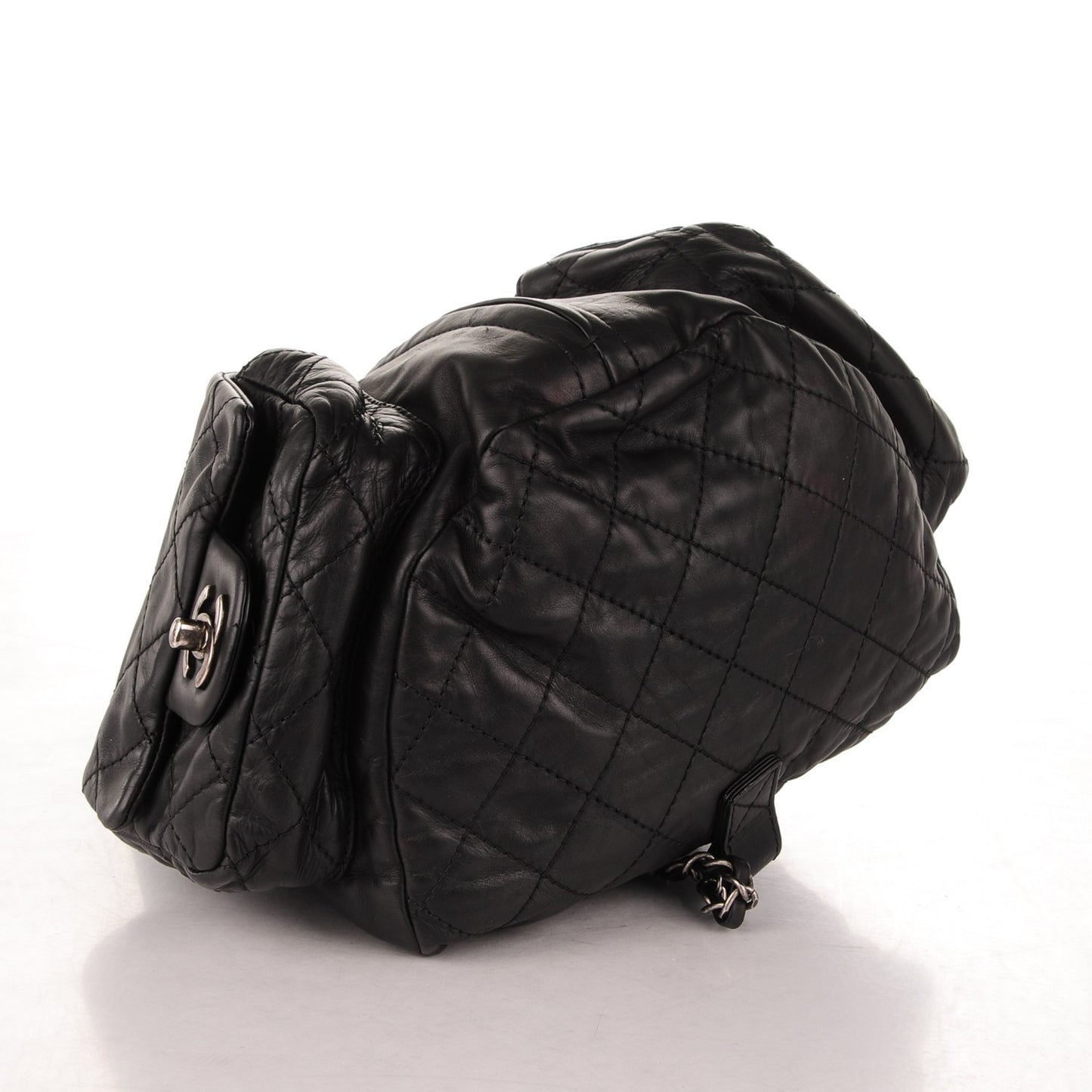 Calfskin Large Backpack Is Back Black