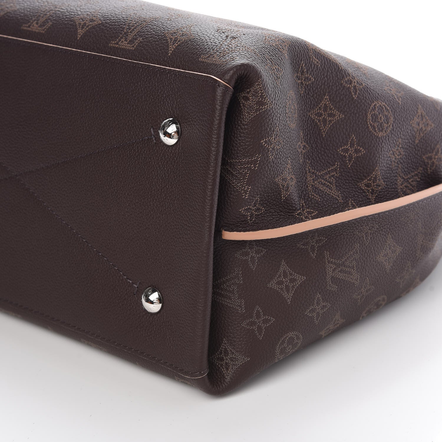 Louis Vuitton Mahina Carmel Hobo Chocolate 6 of 8