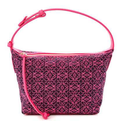 Loewe Jacquard Anagram Calfskin Small Cubi Bag Pink 1 of 10