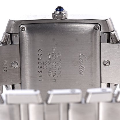 Cartier Stainless Steel 28mm Tank Francaise Automatic Watch 5 of 11