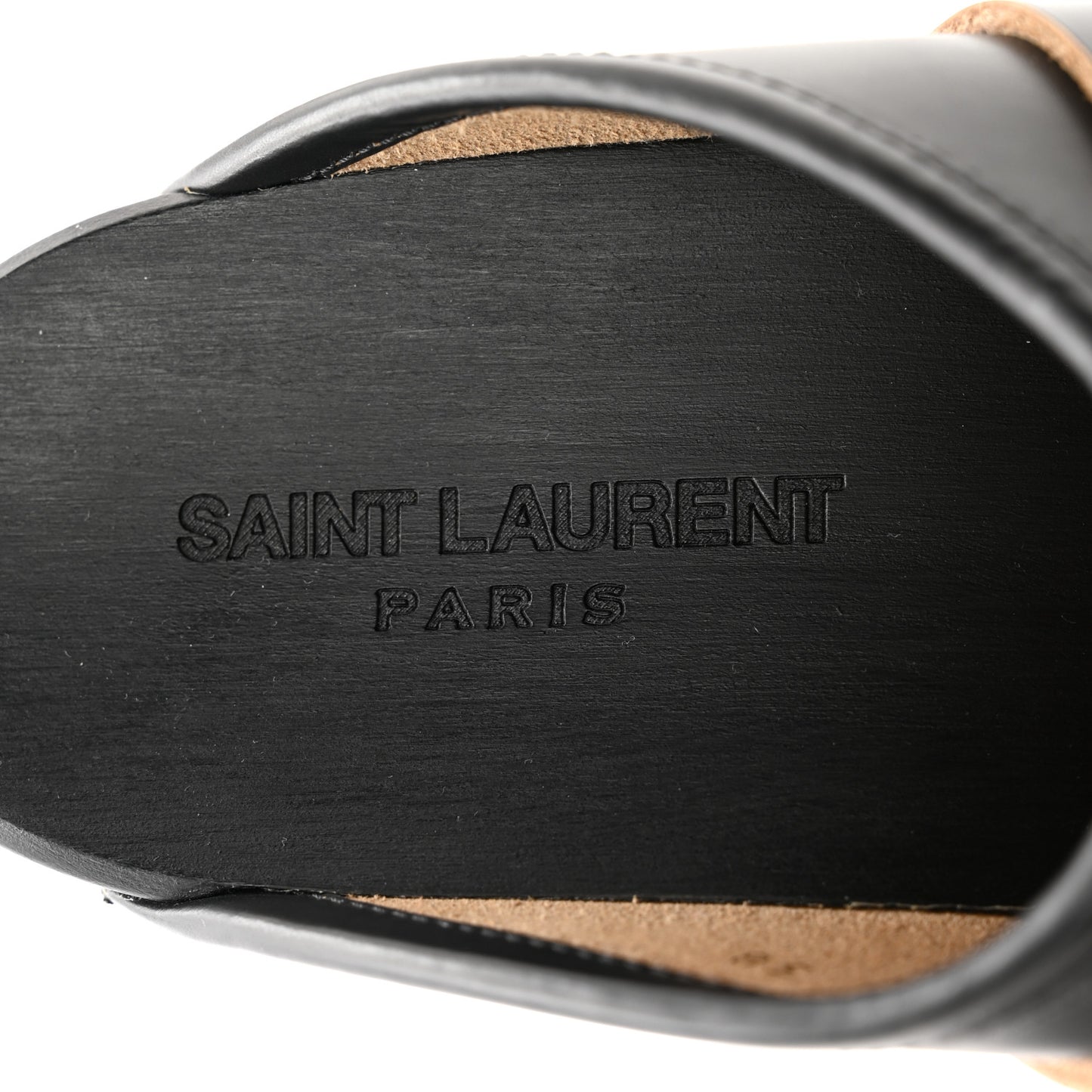 Smooth Calfskin Le Maillon Clogs 38 Black