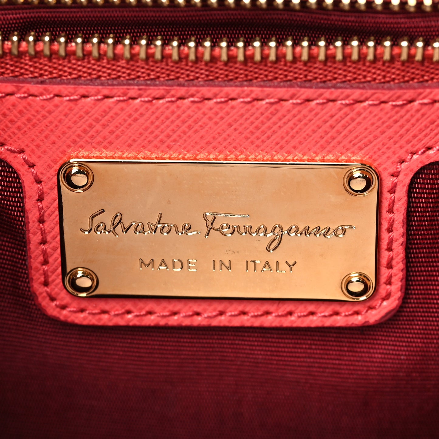 Calfskin Vara Bow Chain Flap Crossbody Orange