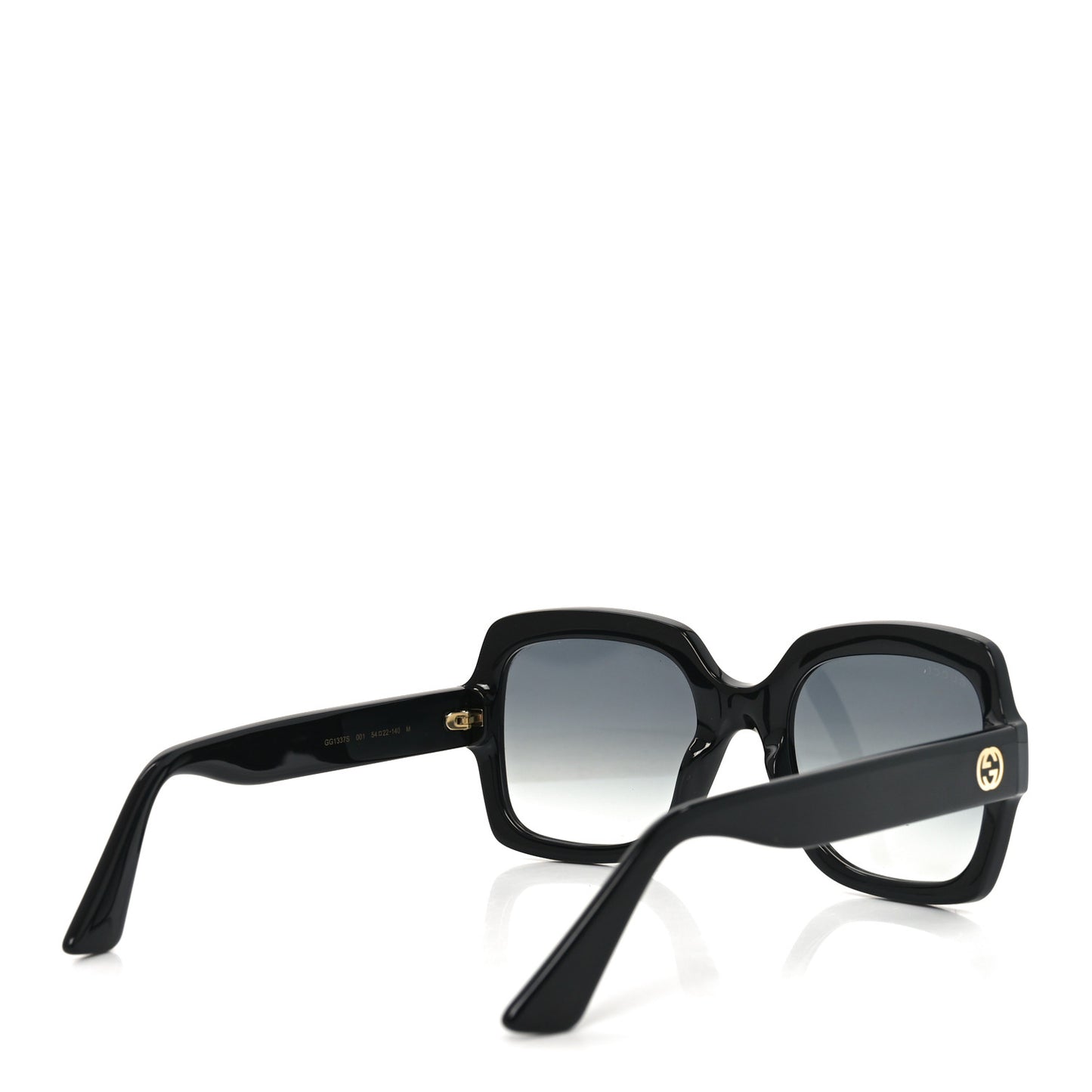 Acetate Square Frame Sunglasses GG1337S Black