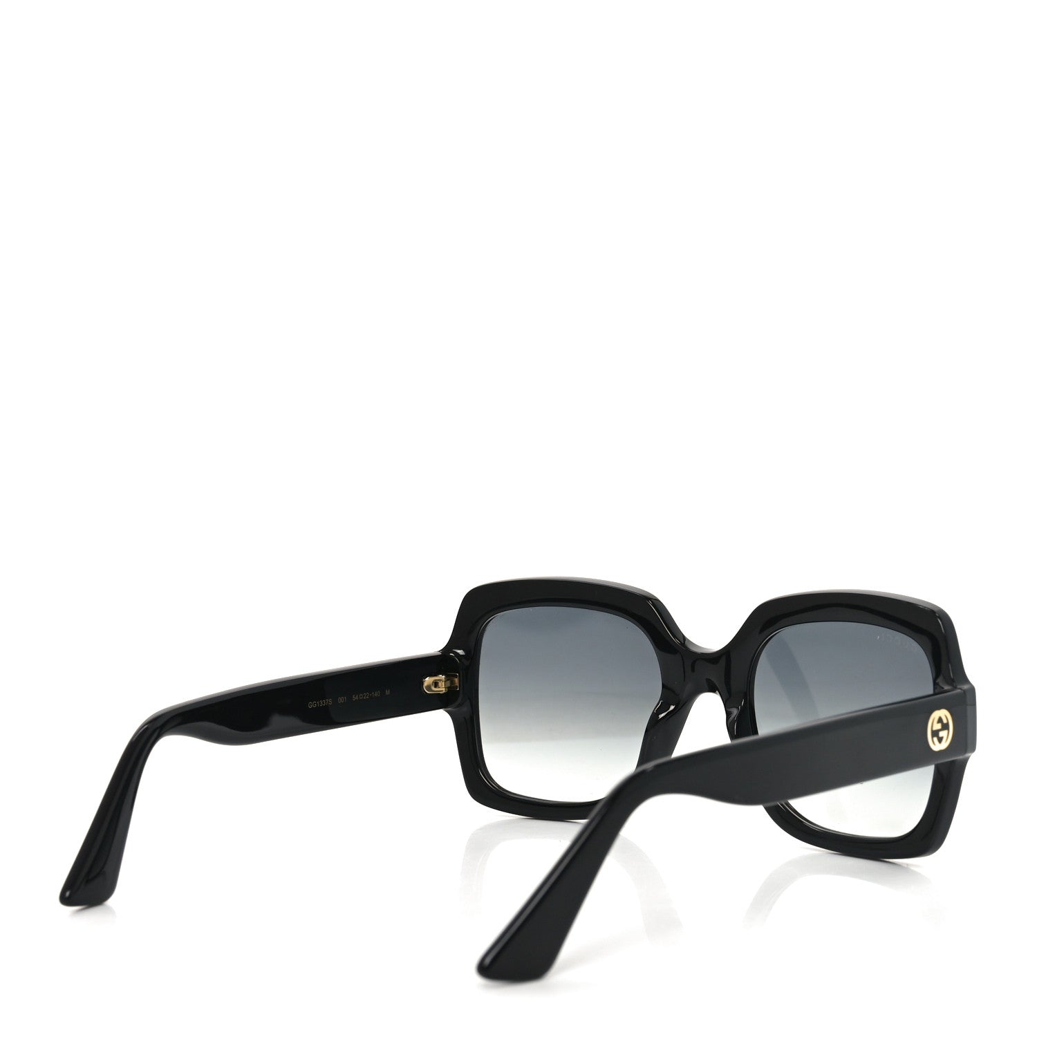Gucci Acetate Square Frame Sunglasses GG1337S Black 4 of 7
