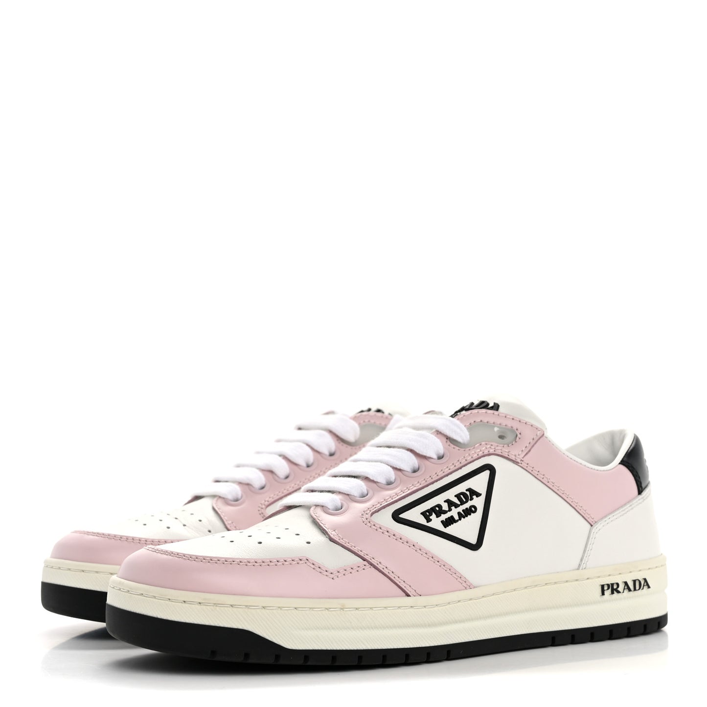 Vitello Sport Spazzolato Rois Rubber Triangle Logo Perforated Womens District Low Top 30mm Sneakers 36 White Alabastro