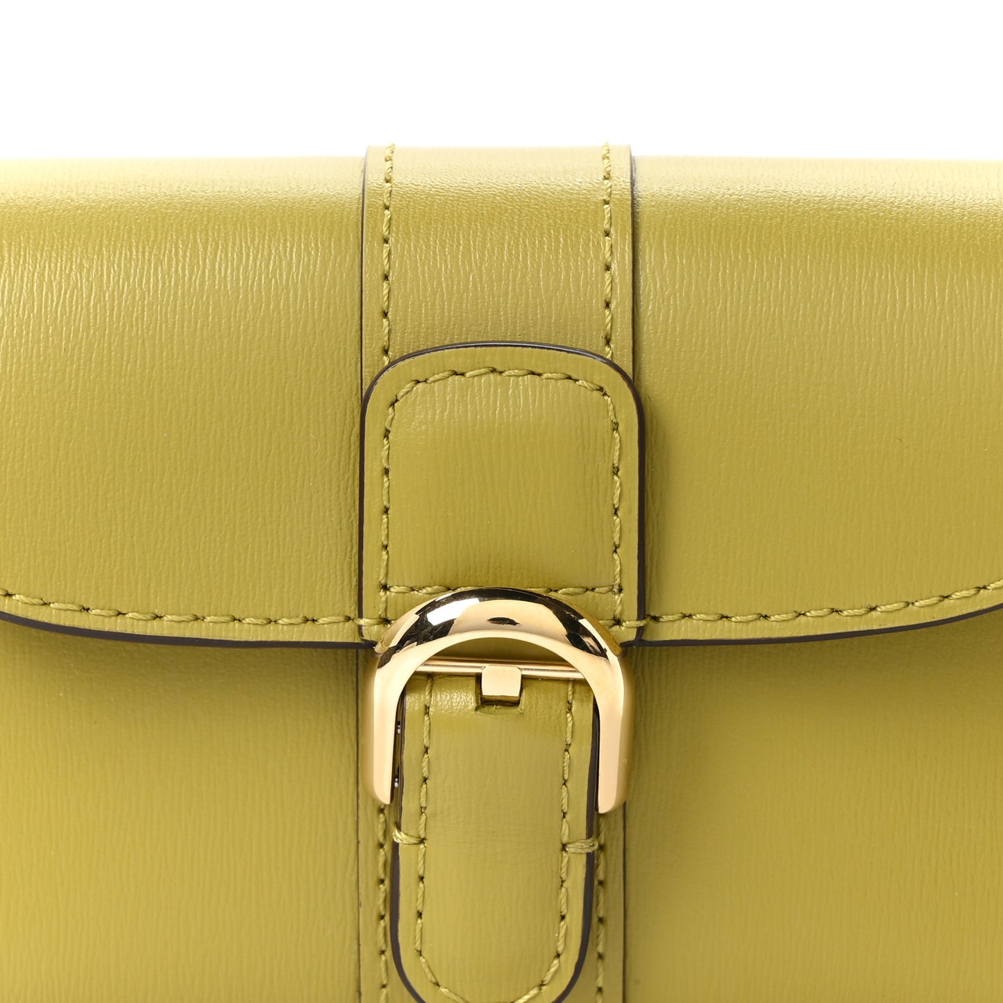 Box Calfskin Brillant Card Holder Kiwi