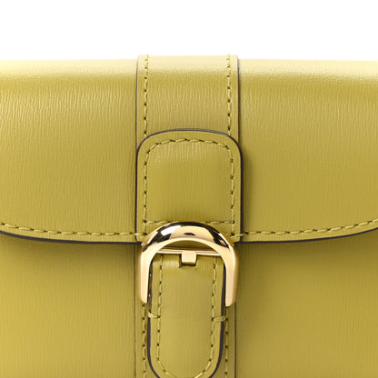 Delvaux Box Calfskin Brillant Card Holder Kiwi 7 of 10