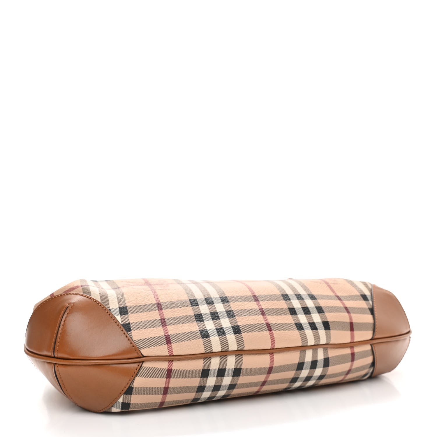 Burberry Haymarket Check Medium Willenmore Hobo Tan 4 of 10