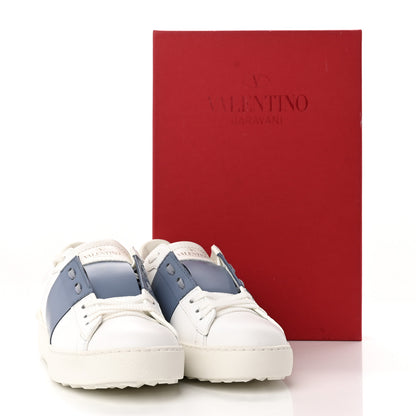 Valentino Garavani Calfskin Womens Rockstud Open Sneakers 36 White Niagara 12 of 12
