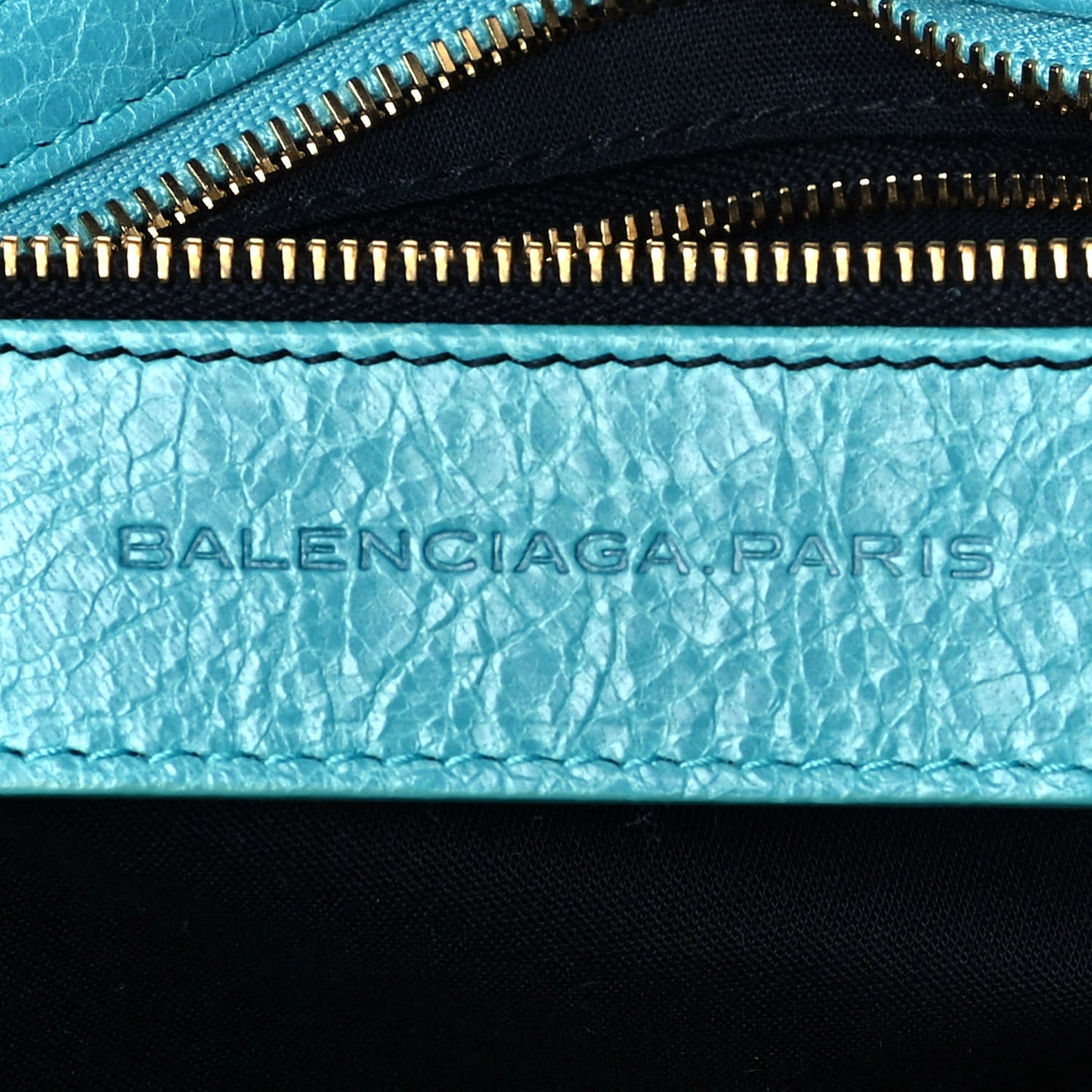 Agneau Giant 12 Gold Hardware City Bleu Tropical