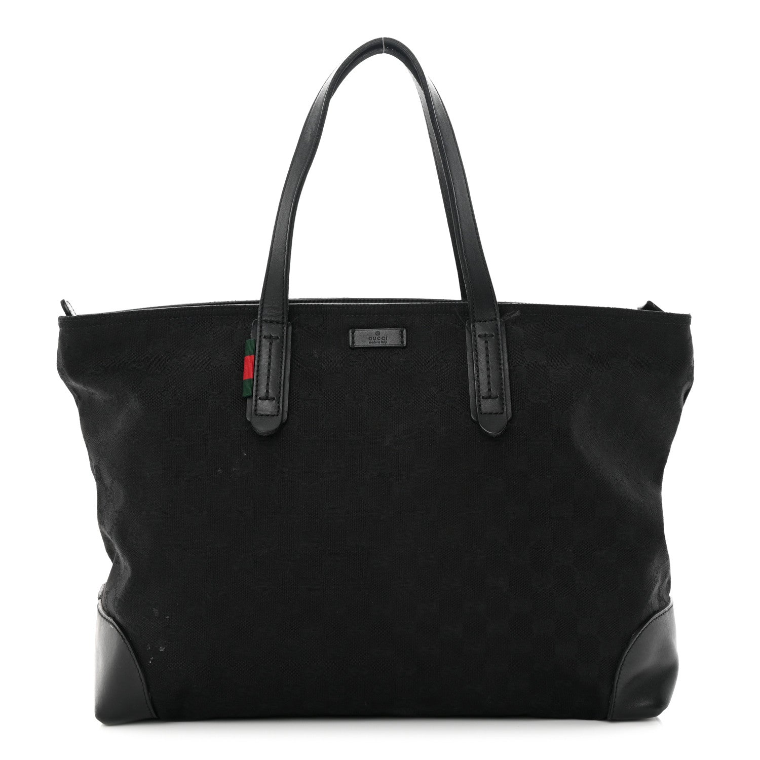 Gucci Monogram Large Original Tote Black 1 of 17
