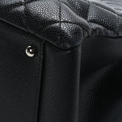 Chanel Caviar Quilted XL Grand Shopping Tote GST Black 10 of 12