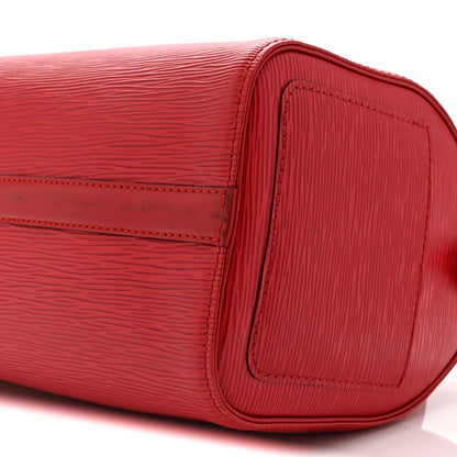 Louis Vuitton Epi Speedy 25 Castillan Red 10 of 12