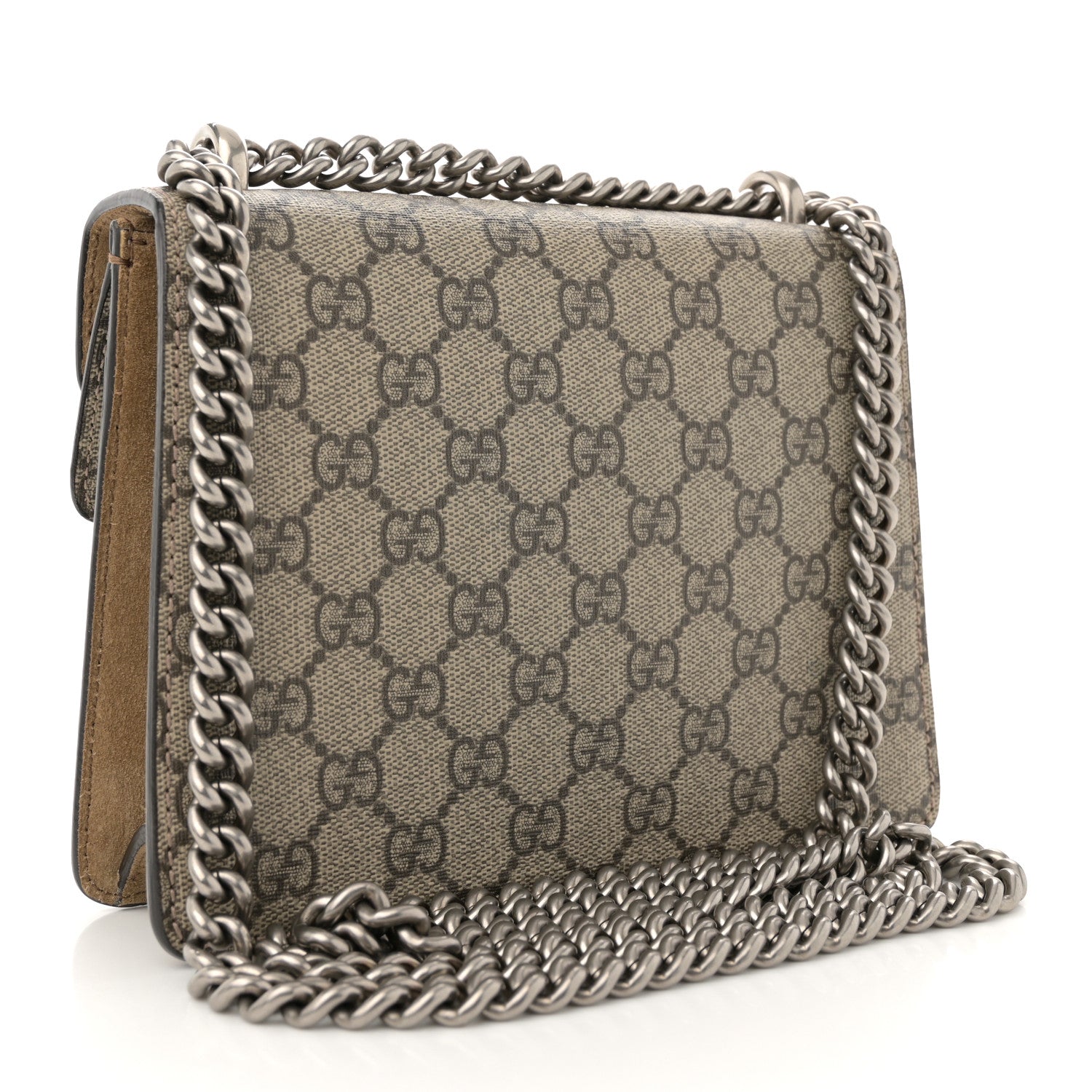 Gucci GG Supreme Monogram Mini Dionysus Shoulder Bag Taupe 3 of 11