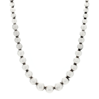 Tiffany Sterling Silver HardWear Graduated Ball Necklace 1 of 4