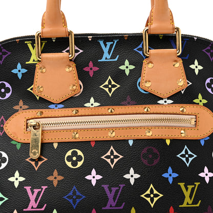 Louis Vuitton Monogram Multicolor Alma Black 7 of 10