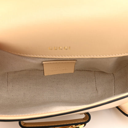 Gucci Azalea Calfskin Web Mini Horsebit 1955 Shoulder Bag Bubble Tea 5 of 11