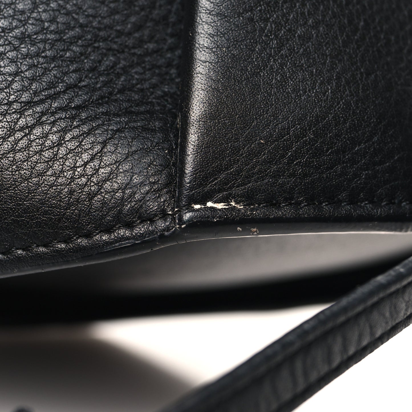 Calfskin Shearling Mini Bunny Crossbody Bag Black White Blue