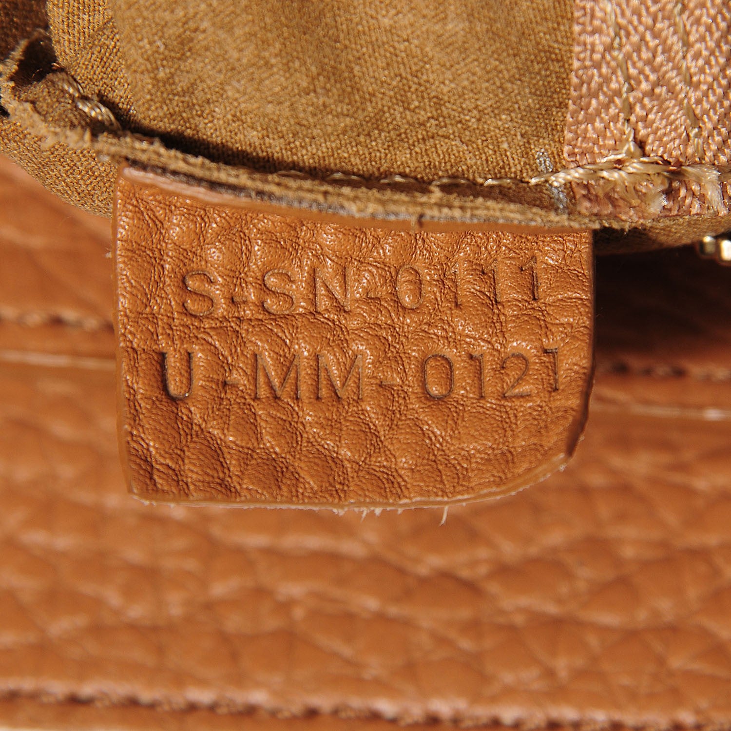 Celine Pebbled Calfskin Mini Luggage Camel 7 of 9