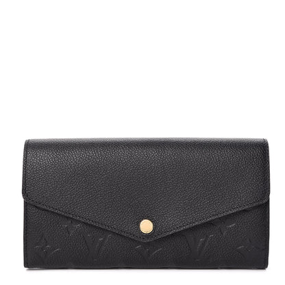 Louis Vuitton Empreinte Sarah Wallet NM Black 1 of 10