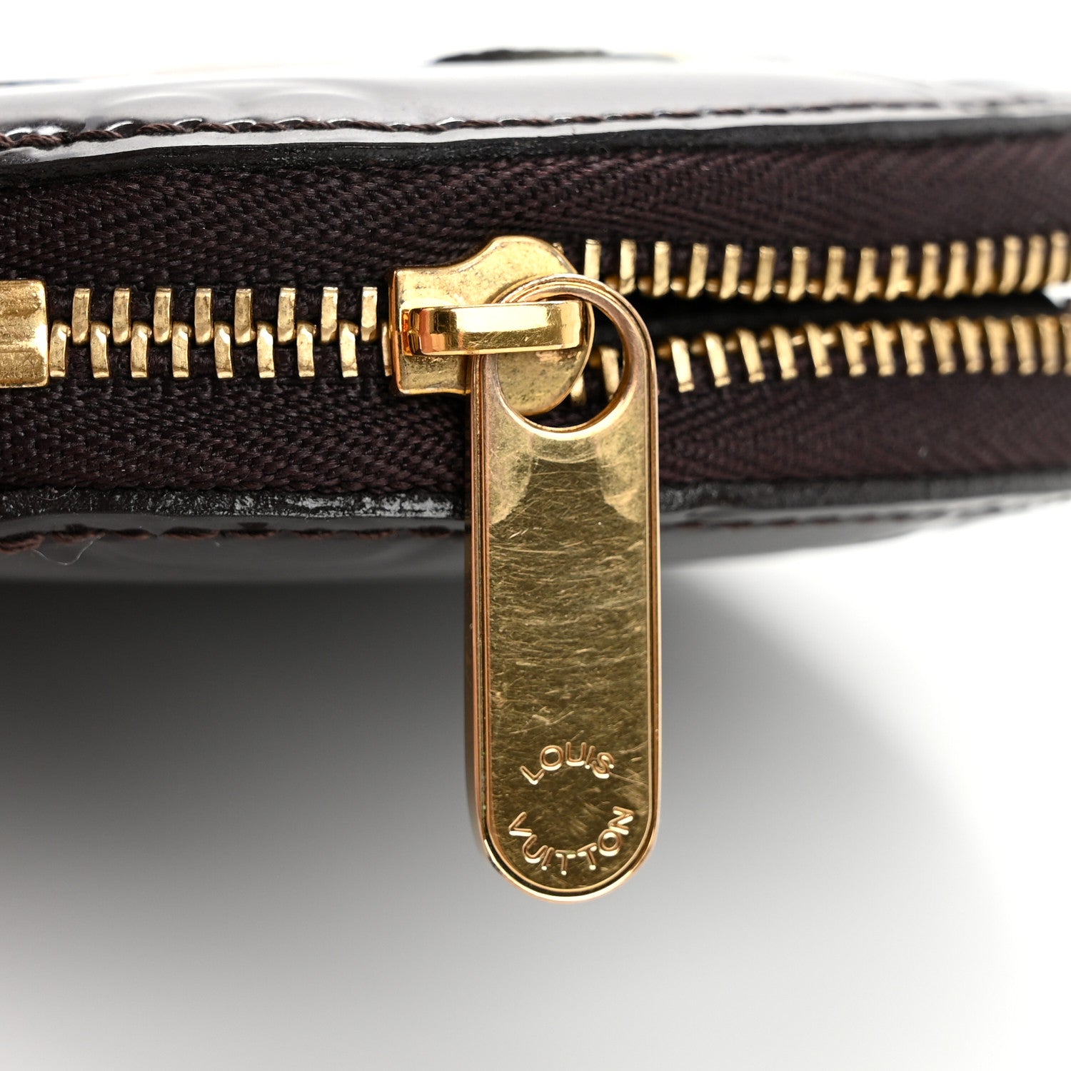 Louis Vuitton Vernis Animania Ecureuil Squirrel Round Coin Purse Amarante 11 of 11