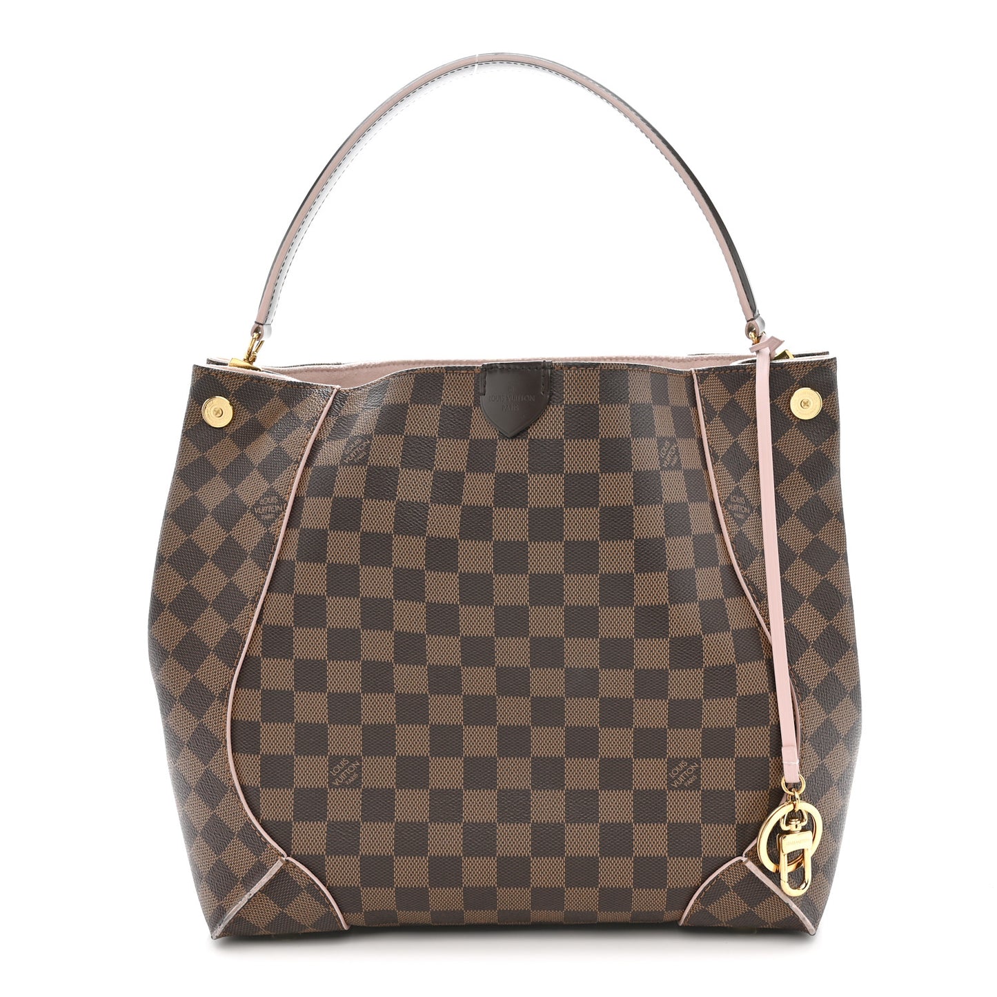 Damier Ebene Caissa Hobo Rose Ballerine